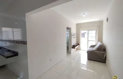 Casa em condomínio fechado com 2 quartos para alugar na rua padre gastão, 339, sítio do campo, praia grande por r$ 2.500