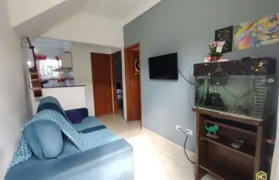 Casa em condomínio fechado com 2 quartos para alugar na vítor meirelles, 1907, jardim samambaia, praia grande por r$ 1.500
