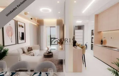 Apartamento com 1 dormitório à venda, 33 m² por r$ 292.500,00 - santa quitéria - curitiba/pr