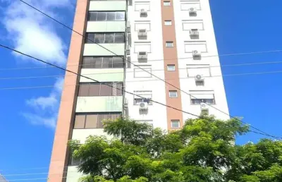 Apartamento 02 dormitórios semimobiliado com ampla sacada no centro de santa cru