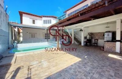 Casa com 6 quartos, piscina em nova parnamirim - parnamirim/rn