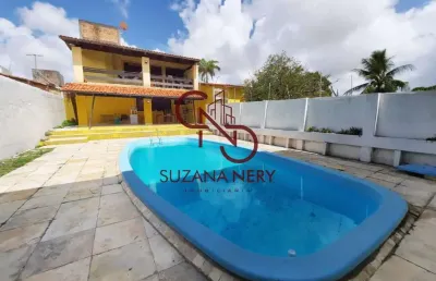 Casa duplex com 5 quartos em potilândia, lagoa nova-natal