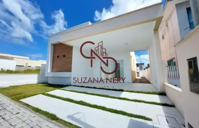 Casa terrea com 3 quartos no condominio vila dos ventos em parnamirim