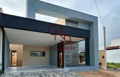Casa com 3 quuatos no condominio ecoville 2 em parnamirim