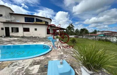 Casa triplex no centro de nísia floresta com 600m² de área construída e 2.500m² de terreno