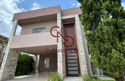Casa dúplex com 4 quartos no condomínio green club em parnamirim