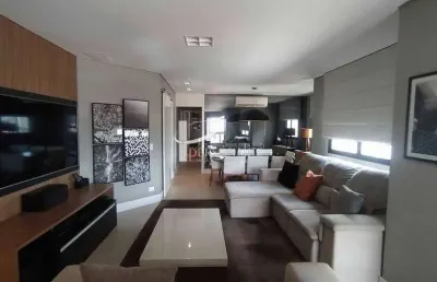 Apartamento com 03 suítes e 05 vagas de garagem para venda e locação, 137m². condomínio vila nova de gaia. jardim anália franco. sp.