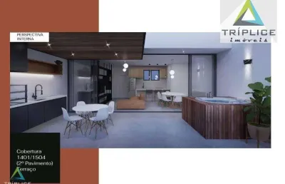 Cobertura duplex 3 quartos com suíte, varanda, terraço com espaço gourmet e jacuzzi 2 ou 3 vagas, área de lazer, localização privilegiada. lançamento!