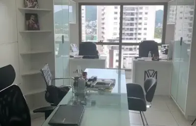 Conjunto comercial / sala para alugar, 29m² - trindade completa