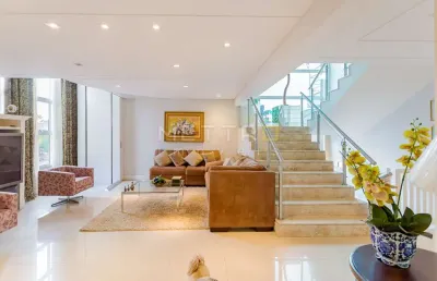 Casa em condomínio fechado com 5 quartos à venda na rua antônio escorsin, 1750, são braz, curitiba, 372 m2 por r$ 2.890.000