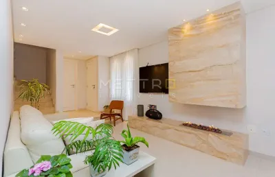 Casa em condomínio fechado com 3 quartos à venda na rua victório viezzer, 471, mercês, curitiba, 205 m2 por r$ 1.750.000