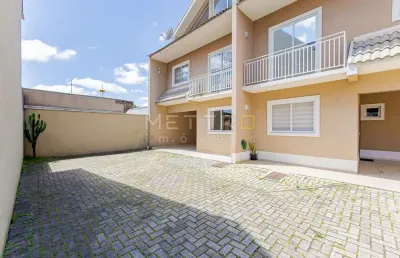 Casa em condomínio fechado com 3 quartos à venda na rua angelina braga cortezzi, 181, santa felicidade, curitiba, 154 m2 por r$ 670.000