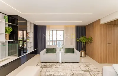 Apartamento com 4 quartos à venda na rua chichorro júnior, 143, cabral, curitiba, 183 m2 por r$ 2.190.000