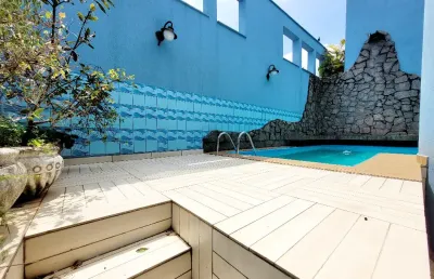 Cobertura triplex de alto padrão na ponta da praia, santos/sp – 4 suítes, piscina, espaço gourmet e 3 vagas