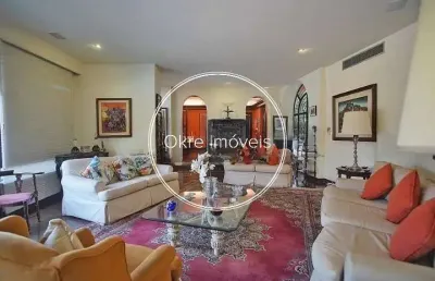 Casa em condomínio fechado com 3 quartos à venda na rua marechal bento manuel, laranjeiras, rio de janeiro, 629 m2 por r$ 2.350.000
