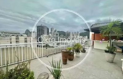 Cobertura com 3 quartos à venda na rua nelson mandela, botafogo, rio de janeiro, 162 m2 por r$ 2.500.000
