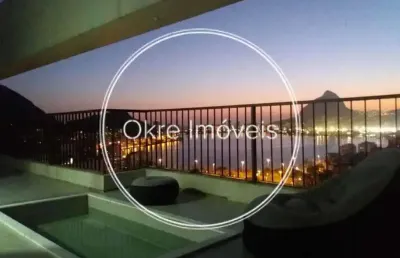 Cobertura com 3 quartos à venda na rua do humaitá, humaitá, rio de janeiro, 240 m2 por r$ 3.300.000