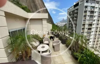 Cobertura com 2 quartos à venda na rua presidente alfonso lópez, lagoa, rio de janeiro, 200 m2 por r$ 2.950.000