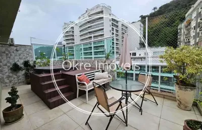 Cobertura com 3 quartos à venda na rua conde de irajá, botafogo, rio de janeiro, 167 m2 por r$ 2.499.000