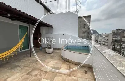 Cobertura com 4 quartos à venda na rua barata ribeiro, copacabana, rio de janeiro, 220 m2 por r$ 2.400.000