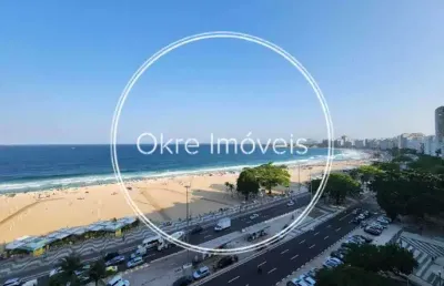 Apartamento com 3 quartos à venda na avenida atlântica, copacabana, rio de janeiro, 232 m2 por r$ 3.250.000