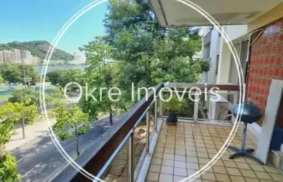 Apartamento com 3 quartos à venda na rua professor abelardo lobo, lagoa, rio de janeiro, 131 m2 por r$ 1.600.000
