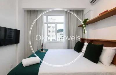 Kitnet / stúdio à venda na praia botafogo, botafogo, rio de janeiro, 18 m2 por r$ 400.000