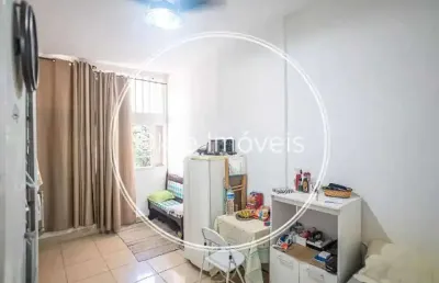 Kitnet / stúdio à venda na rua hermenegildo de barros, santa teresa, rio de janeiro, 21 m2 por r$ 400.000