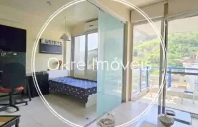 Flat com 1 quarto à venda na rua do humaitá, humaitá, rio de janeiro, 53 m2 por r$ 745.000