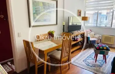 Apartamento com 2 quartos à venda na rua das laranjeiras, laranjeiras, rio de janeiro, 65 m2 por r$ 697.000