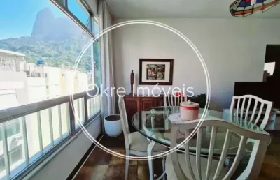 Apartamento com 3 quartos à venda na rua alfredo chaves, humaitá, rio de janeiro, 134 m2 por r$ 1.490.000