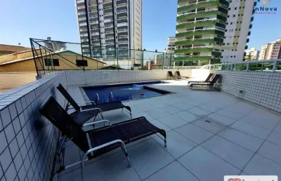Apartamento para venda em praia grande, guilhermina, 2 dormitórios, 1 suíte, 2 banheiros, 1 vaga