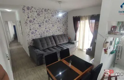 Apartamento para venda em praia grande, antártica, 2 dormitórios, 1 banheiro, 1 vaga