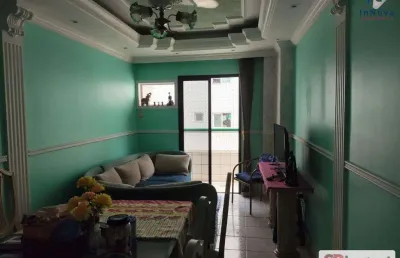 Apartamento para venda em praia grande, ocian, 2 dormitórios, 1 suíte, 2 banheiros, 1 vaga