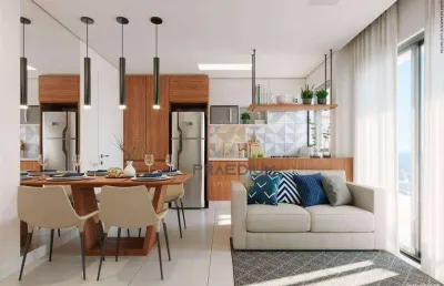 Apartamento com 2 dormitórios à venda, 46 m² por r$ 442.546,53 - capão raso - curitiba/pr