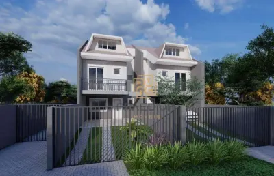 Sobrado à venda, 113 m² por r$ 600.000,00 - santa felicidade - curitiba/pr