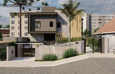 Apartamento duplex com 1 dormitório à venda, 46 m² por r$ 400.560,00 - alto da rua xv - curitiba/pr