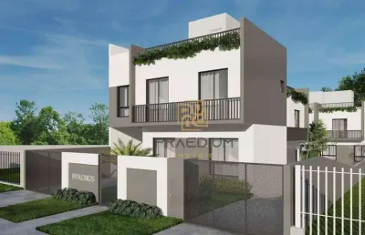 Sobrado com 3 dormitórios à venda, 100 m² por r$ 627.000,00 - xaxim - curitiba/pr
