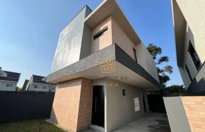 Sobrado com 3 dormitórios à venda, 153 m² por r$ 740.000 - xaxim - curitiba/pr