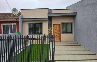 Casa com 2 dormitórios à venda, 45 m² por r$ 252.500 - estados - fazenda rio grande/pr