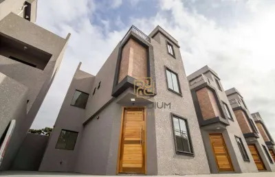 Sobrado com 3 dormitórios à venda, 74 m² por r$ 450.000 - sítio cercado - curitiba/pr