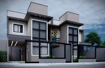 Sobrado com 3 dormitórios à venda, 87 m² por r$ 549.000 - sítio cercado - curitiba/pr