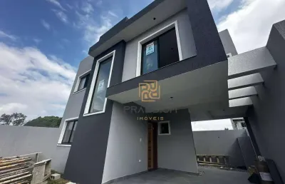Sobrado com 3 dormitórios à venda, 109 m² por r$ 740.000,00 - santa felicidade - curitiba/pr