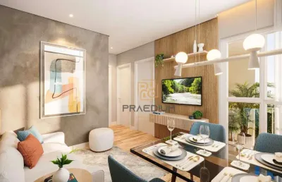 Apartamento com 2 dormitórios à venda, 44 m² por r$ 253.826,10 - campo largo da roseira - são josé dos pinhais/pr