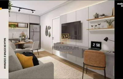 Apartamento garden com 2 dormitórios à venda, 44 m² por r$ 307.388,67 - jardim amélia - pinhais/pr