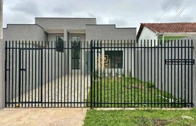 Casa com 3 dormitórios à venda, 87 m² por r$ 470.000 - iguaçu - fazenda rio grande/pr