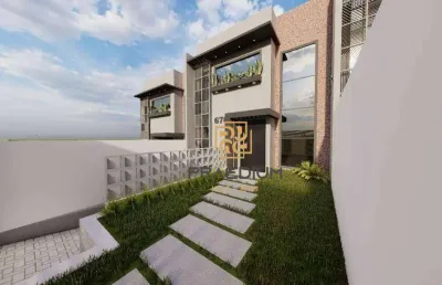 Sobrado com 3 dormitórios à venda, 164 m² por r$ 650.000 - pinheirinho - curitiba/paraná