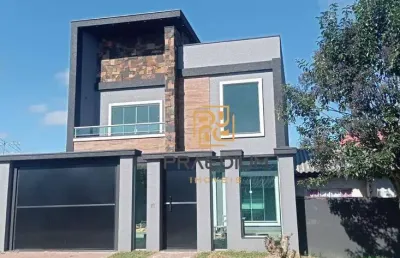 Sobrado com 3 dormitórios à venda, 100 m² por r$ 449.954 - guatupê - são josé dos pinhais/pr