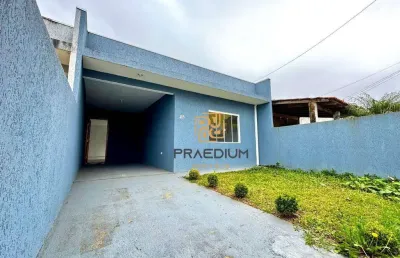 Casa com 2 dormitórios à venda, 63 m² por r$ 270.000 - gralha azul - fazenda rio grande/pr