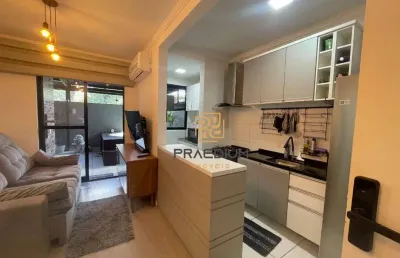 Apartamento garden com 2 dormitórios à venda, 58 m² por r$ 487.000 - alto boqueirão - curitiba/pr